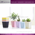 Low price ! Mini PP plastic flower pot stand, Colorful Plastic Planter pot for sale